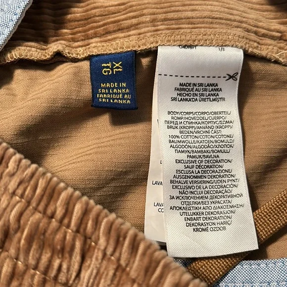 Polo Ralph Lauren- Corduroy Pants - Men- Size XL - Picture 7 of 7